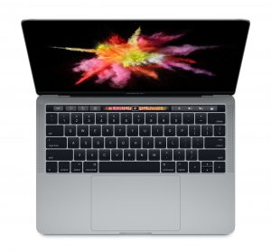 MacBook Pro 13-inch Touch Bar and Touch ID space grey colour